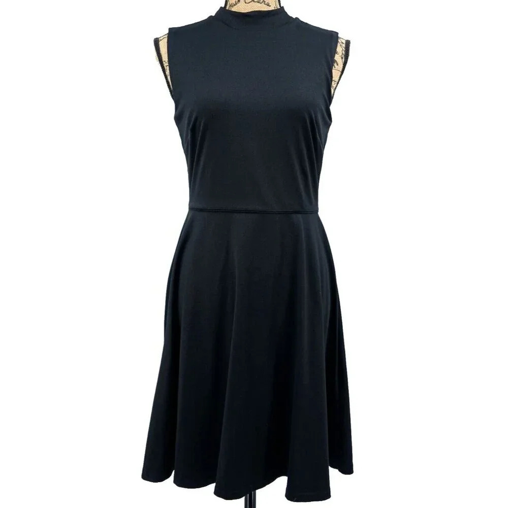 Cynthia Rowley Black Midi Dress